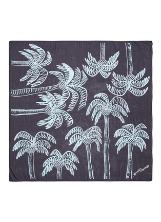 Main View - Click To Enlarge - ANNA CORONEO - 'Palm Tree in Bella' print silk scarf