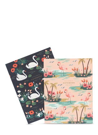Main View - Click To Enlarge - RIFLE PAPER CO. - Birds of a Feather 6R notebook set