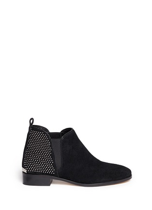 Main View - Click To Enlarge - MICHAEL KORS - Krista' stud suede Chelsea boots