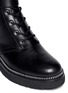 Detail View - Click To Enlarge - MICHAEL KORS - Vivia' zip trim leather boots