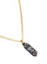 Detail View - Click To Enlarge - ILA&I - 'Aba' diamond sapphire 14k gold pendant necklace