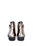 Back View - Click To Enlarge - MICHAEL KORS - Vivia' zip trim leather boots