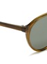 Detail View - Click To Enlarge - SPEKTRE - Metal bridge round frame acetate sunglasses