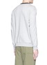 Back View - Click To Enlarge - 3.1 PHILLIP LIM - Zip sleeve French terry sweatshirt