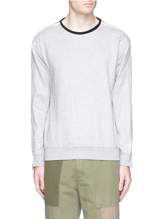 Main View - Click To Enlarge - 3.1 PHILLIP LIM - Zip sleeve French terry sweatshirt