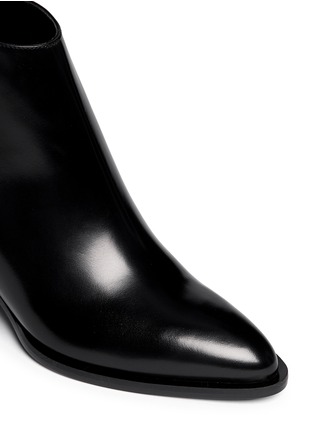Detail View - Click To Enlarge - VINCE - 'Laird' extended heel leather ankle boots