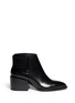 Main View - Click To Enlarge - VINCE - 'Laird' extended heel leather ankle boots