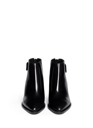 Figure View - Click To Enlarge - VINCE - 'Laird' extended heel leather ankle boots