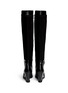 Back View - Click To Enlarge - MICHAEL KORS - Hamilton' stretch back wedge boots