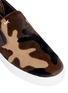 Detail View - Click To Enlarge - MICHAEL KORS - Keaton' camouflage calf hair slip-ons