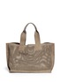 Back View - Click To Enlarge - PEDRO GARCIA  - Perfed' perforated suede tote