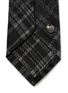 TITLE OF WORK - Bead plaid ombré silk tie