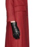 Figure View - Click To Enlarge - MAISON FABRE - Basketweave leather gloves