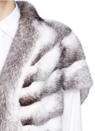 Detail View - Click To Enlarge - FLAMINGO - Mink fur cape