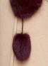 Detail View - Click To Enlarge - FLAMINGO - Fox fur pompom cape