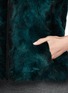 Detail View - Click To Enlarge - FLAMINGO - Leather trim sable fur gilet