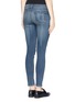 Back View - Click To Enlarge - RAG & BONE - Capri' water ripple skinny jeans