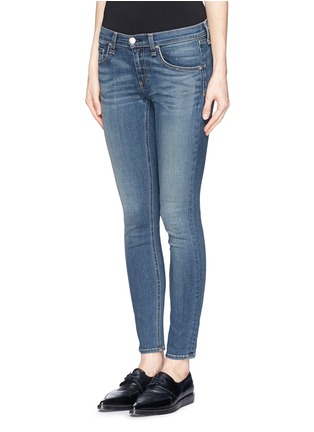 Front View - Click To Enlarge - RAG & BONE - Capri' water ripple skinny jeans