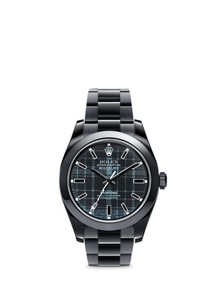 Main View - Click To Enlarge - BAMFORD WATCH DEPARTMENT - Rolex Milgauss Oyster Perpetual watch - Tartan