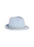 Main View - Click To Enlarge - VALENTINO GARAVANI - 'Rockstud' band rabbit furfelt fedora hat