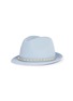 Figure View - Click To Enlarge - VALENTINO GARAVANI - 'Rockstud' band rabbit furfelt fedora hat