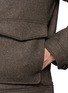 Detail View - Click To Enlarge - HARDY AMIES - Lambswool collar felt blouson jacket