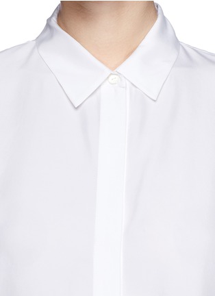 Detail View - Click To Enlarge - THEORY - Aquilina' sandwashed silk tailored shirt
