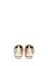 Back View - Click To Enlarge - NICHOLAS KIRKWOOD - Metallic leather loafers