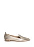 Main View - Click To Enlarge - NICHOLAS KIRKWOOD - Metallic leather loafers