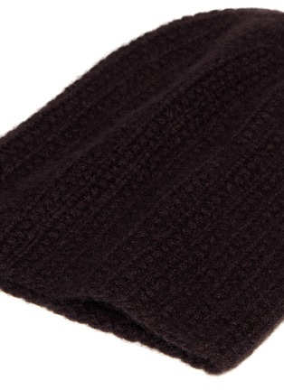 Detail View - Click To Enlarge - ARMAND DIRADOURIAN - Rib knit cashmere beanie