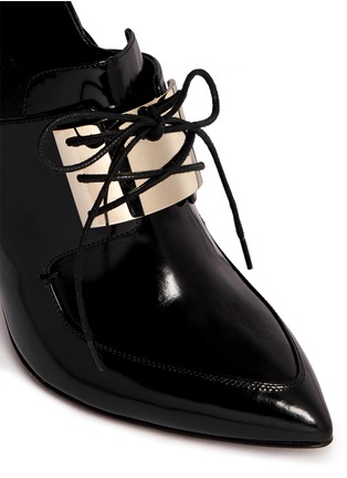 Detail View - Click To Enlarge - JASON WU - Metal plate leather booties