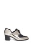 Main View - Click To Enlarge - JASON WU - Metallic leather Oxford slip-ons