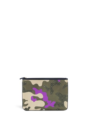 Main View - Click To Enlarge - MISCHA - 'CDG' camouflage hexagon print pouch