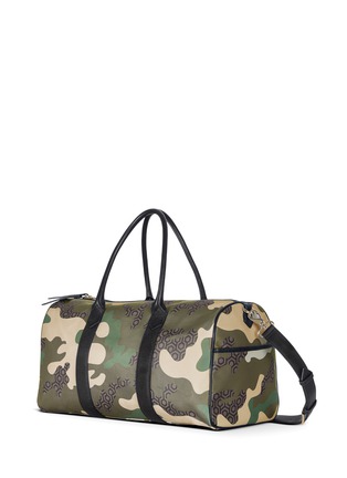 Front View - Click To Enlarge - MISCHA - 'Voyager' camouflage hexagon print duffle bag