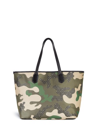 Main View - Click To Enlarge - MISCHA - 'Jet Set' camouflage hexagon print tote