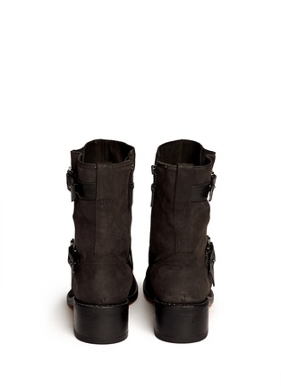 Back View - Click To Enlarge - RAG & BONE - Andover' buckle strap leather boots