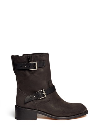 Main View - Click To Enlarge - RAG & BONE - Andover' buckle strap leather boots