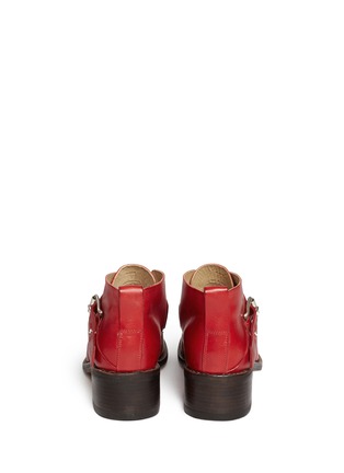 Back View - Click To Enlarge - RAG & BONE - Nevin' monk strap leather ankle boots