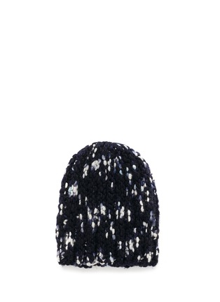 Back View - Click To Enlarge - THE ELDER STATESMAN - Cable Watch' chunky knit cashmere beanie