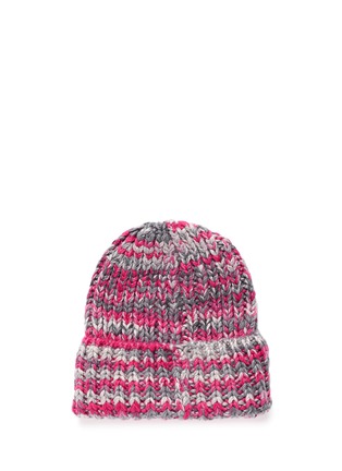 Figure View - Click To Enlarge - THE ELDER STATESMAN - Straight Ski' chunky knit cashmere beanie