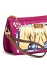Detail View - Click To Enlarge - TUMI - x Chictopia 'Vienna' elephant print panel triple compartment wristlet pouch