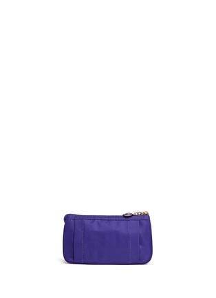 Back View - Click To Enlarge - TUMI - x Chictopia 'Vienna' monkey print panel triple compartment wristlet pouch