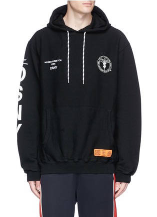 Main View - Click To Enlarge - HERON PRESTON - x DSNY cotton hoodie