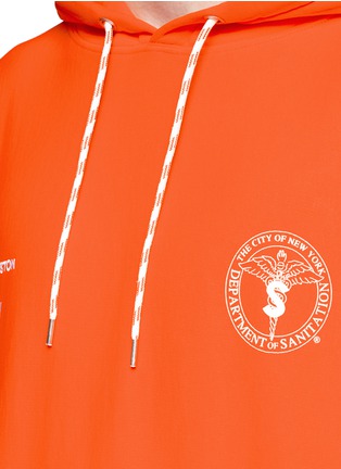 Detail View - Click To Enlarge - HERON PRESTON - x DSNY cotton hoodie