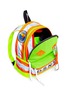 Detail View - Click To Enlarge - HERON PRESTON - x DSNY neon backpack
