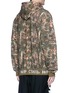 Back View - Click To Enlarge - HERON PRESTON - Camouflage forest print hoodie