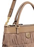Detail View - Click To Enlarge - TORY BURCH - Tassel suede tote