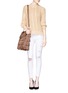 Figure View - Click To Enlarge - TORY BURCH - Tassel suede tote