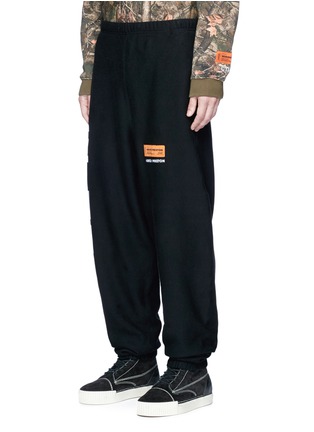 Front View - Click To Enlarge - HERON PRESTON - Cyrillic letter print sweatpants