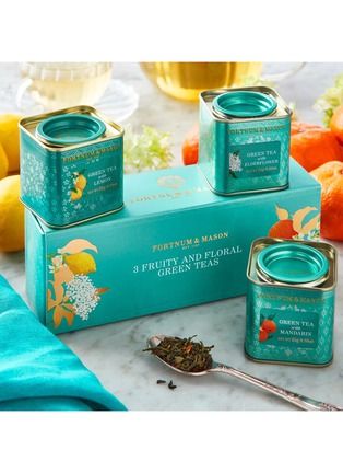 Detail View - Click To Enlarge - FORTNUM & MASON - Mini Scented Green Teas — Set of 3